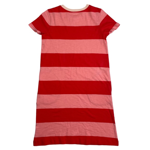NWT Primary Girls Rugby Stripe T-Shirt Dress With Pockets Size 10 - Picture 2 of 3